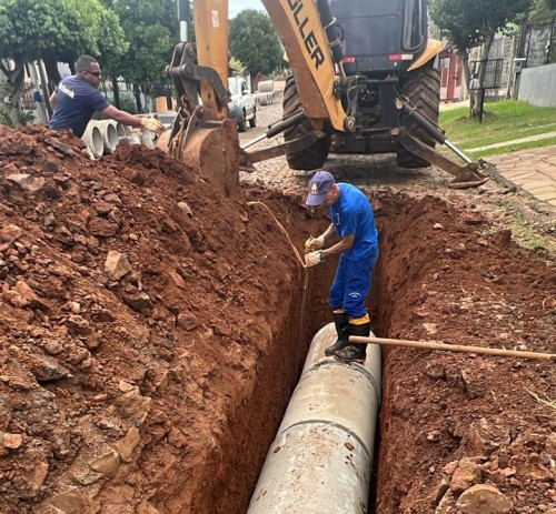 Melhorias na rede pluvial beneficiam bairros e reforçam infraestrutura de Erechim