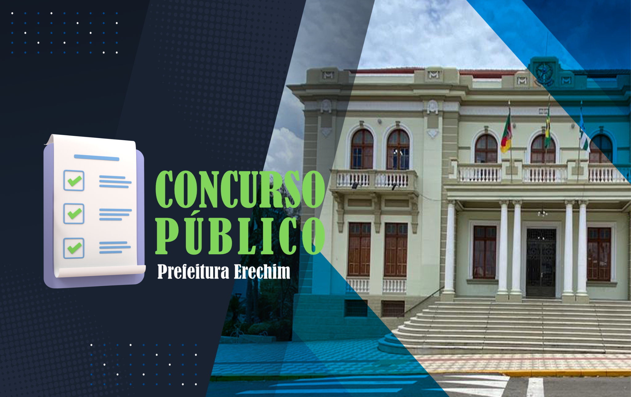  Prorrogado prazo de inscrição no concurso público de Erechim 