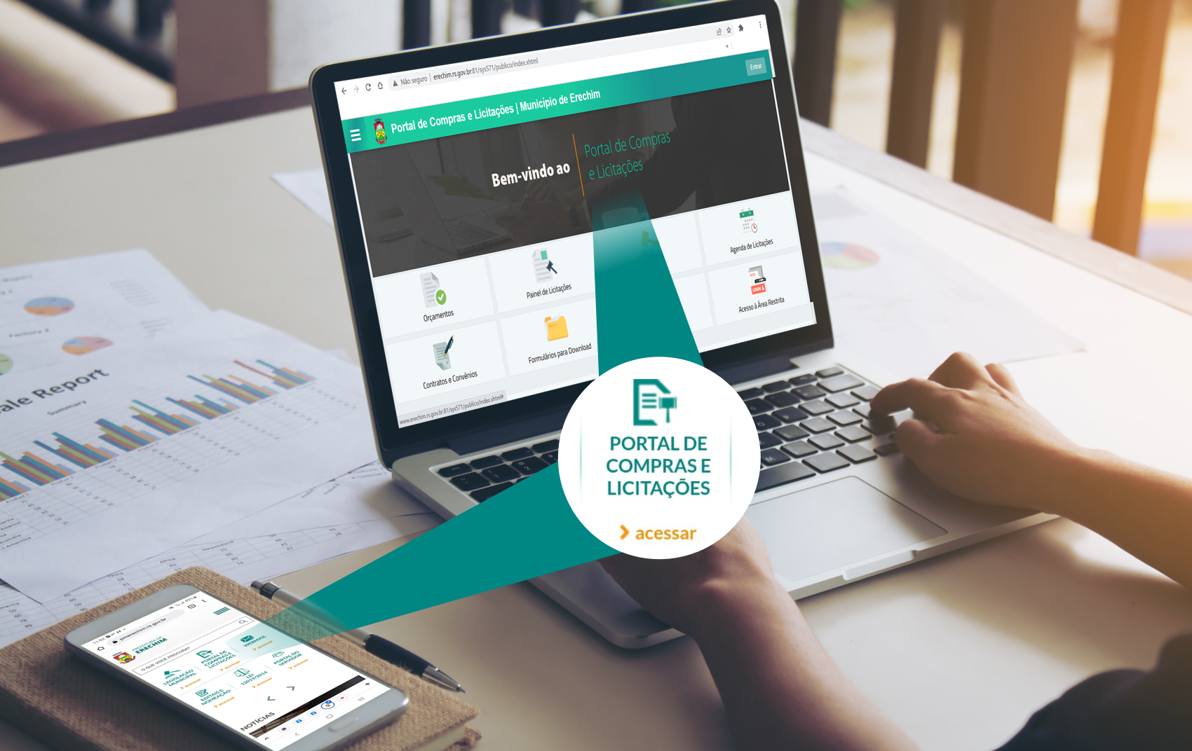  Prefeitura dispõe de novo Portal de Compras e Licitações