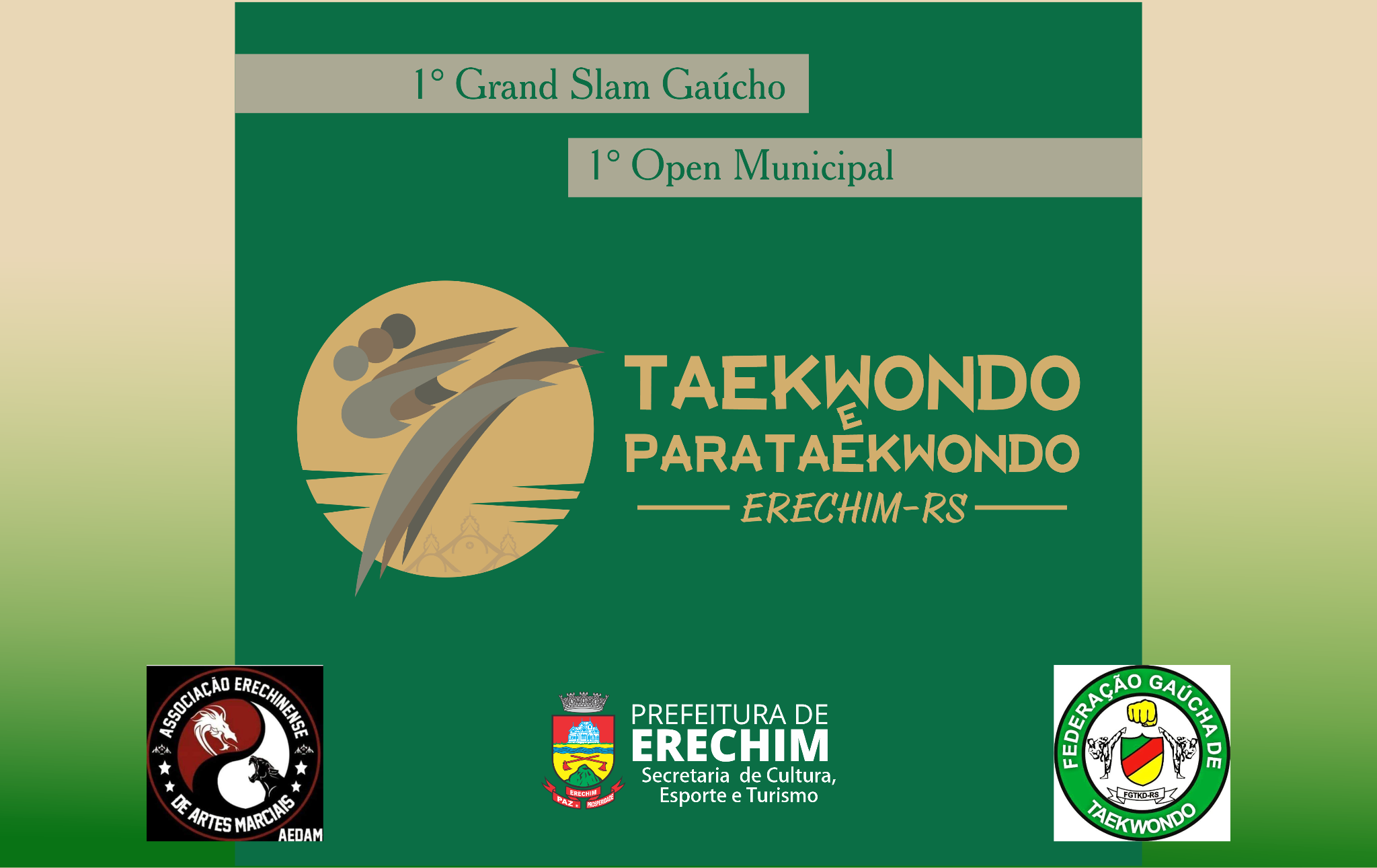  Inscrições abertas para Campeonato de Taekwondo e Parataekwondo