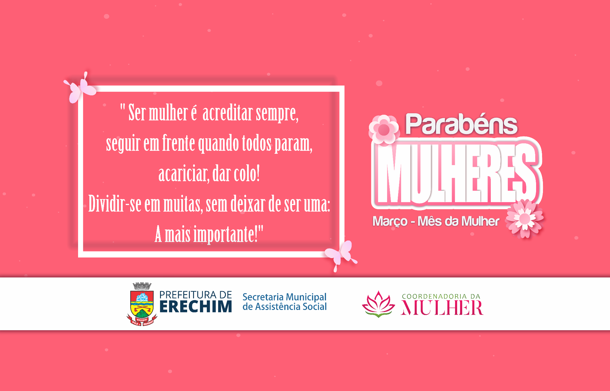  Prefeitura define programação do mês da Mulher