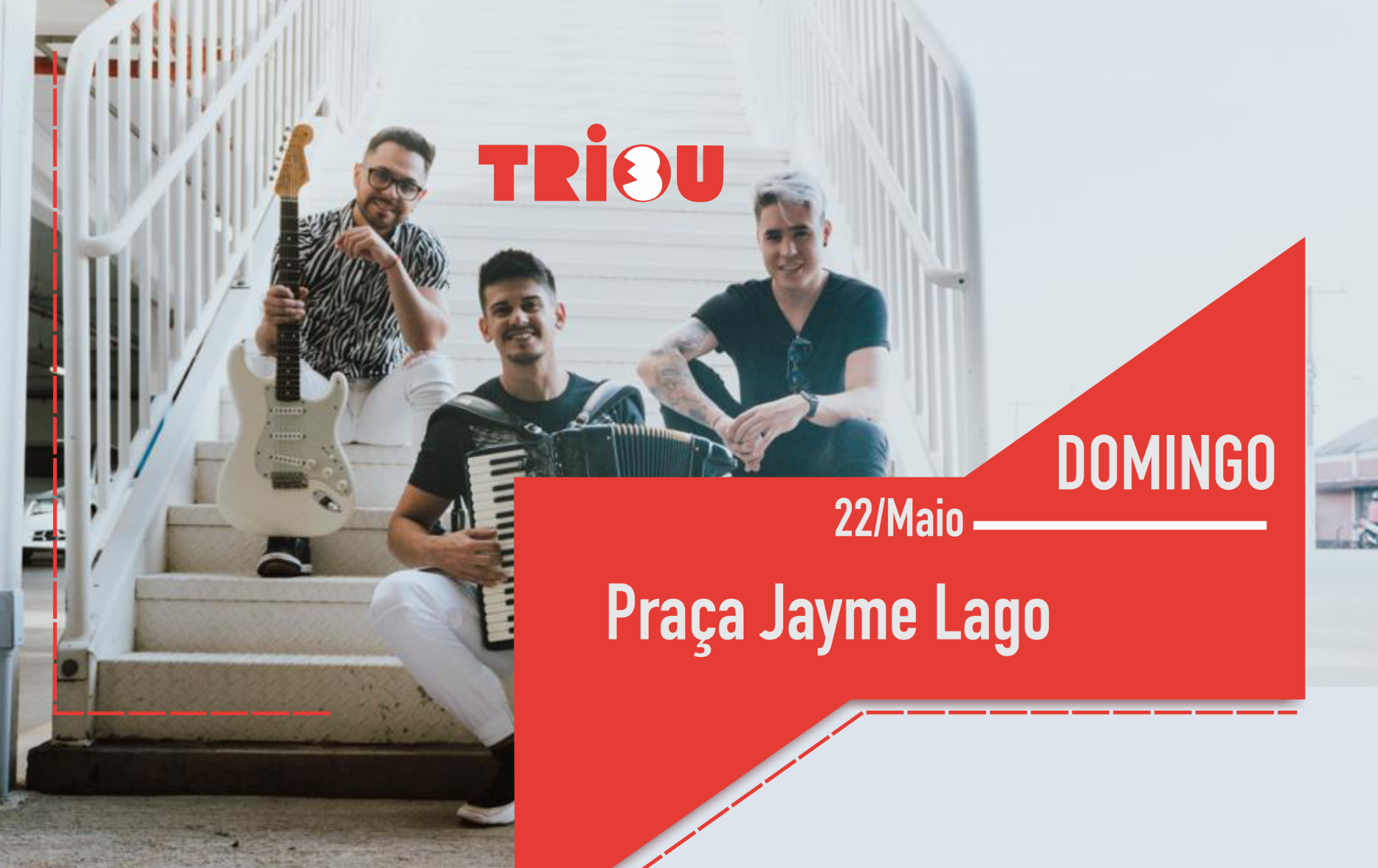  TRIOU se apresenta no próximo domingo na Praça Jayme Lago