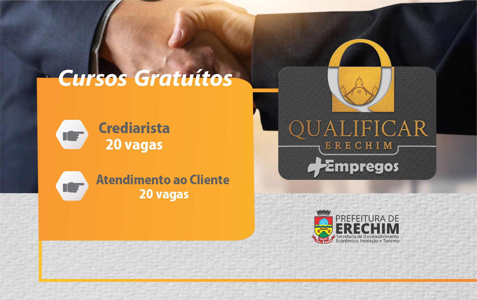  Qualificar Erechim + Empregos: prorrogadas até sexta-feira inscrições de dois cursos gratuitos