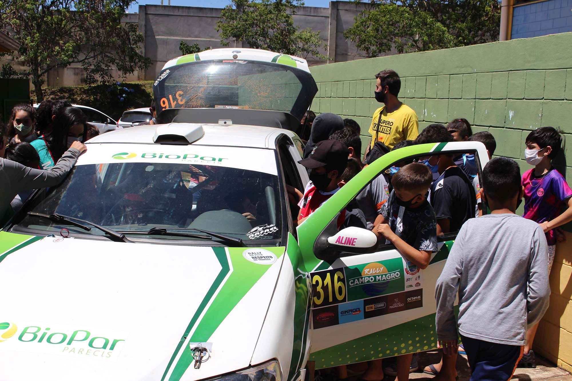  Rally de Erechim realiza ação com estudantes de Escolas Públicas