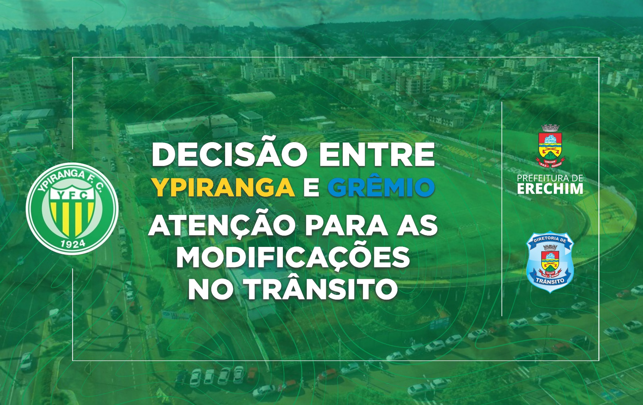  Trânsito ao redor do Colosso e na avenida terão modificações para decisão entre Ypiranga e Grêmio 