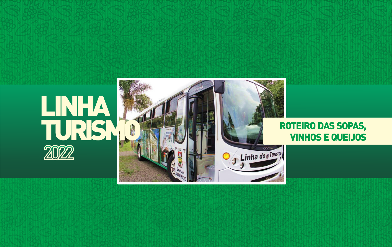  Linha Turismo: roteiro das sopas, vinhos e queijos a partir de junho