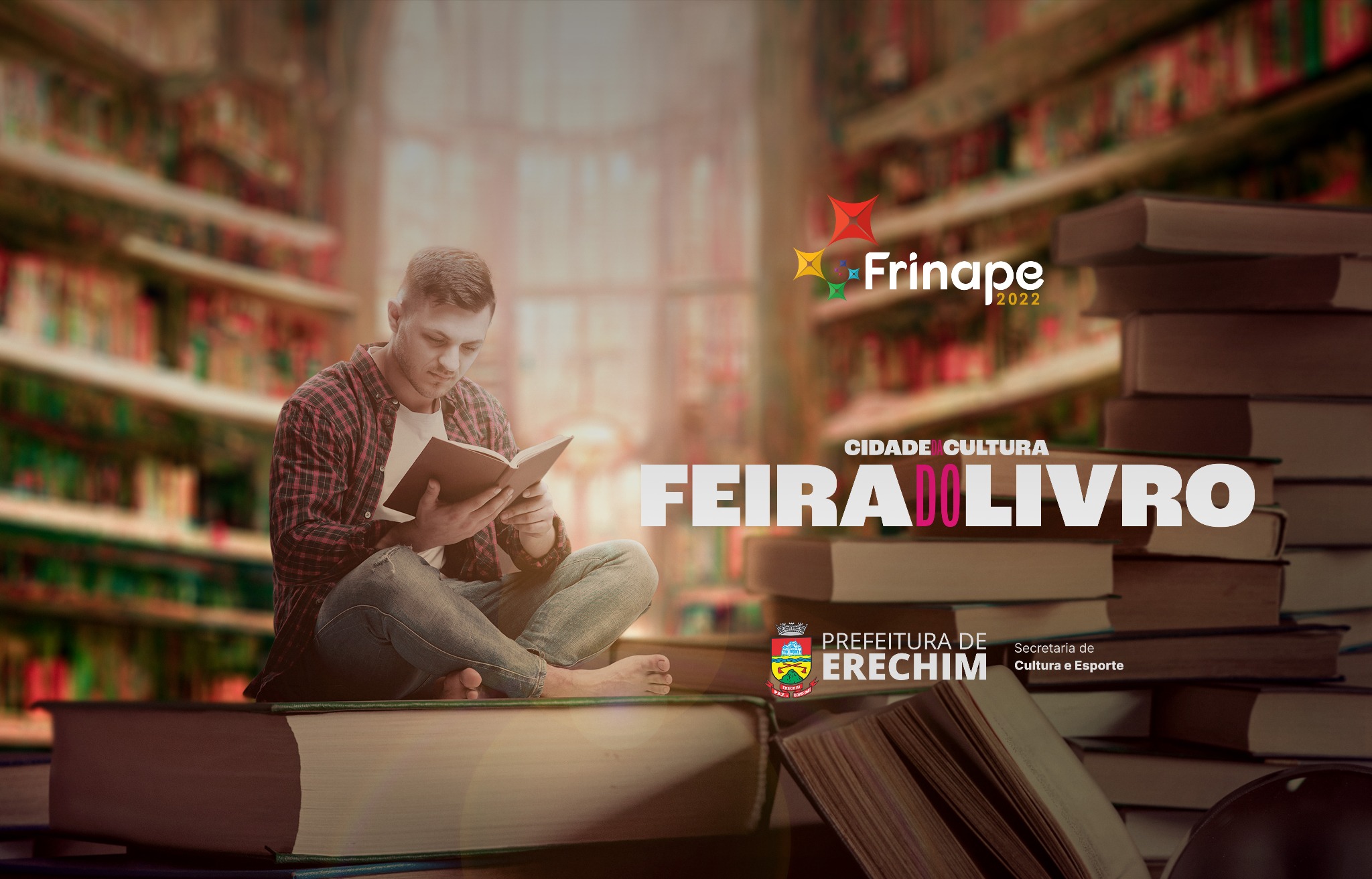  Abertura da Feira do Livro ser? s?bado na Frinape