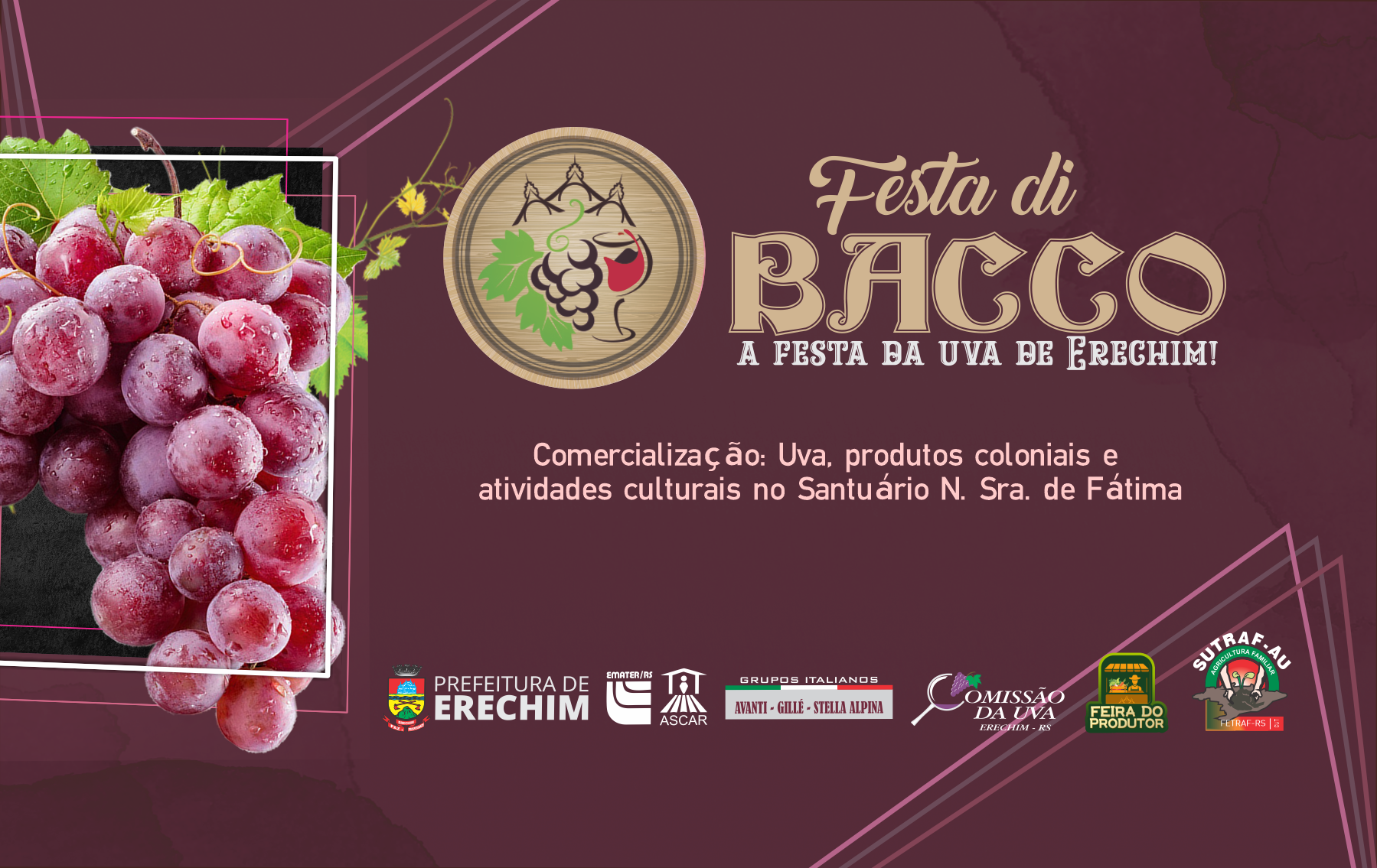  Primeiro fim de semana da Festa Di Bacco 2022 no Santu?rio de N. Sra de F?tima