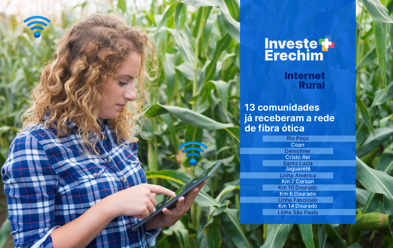  Instala??o da internet rural avan?a nas comunidades do interior 