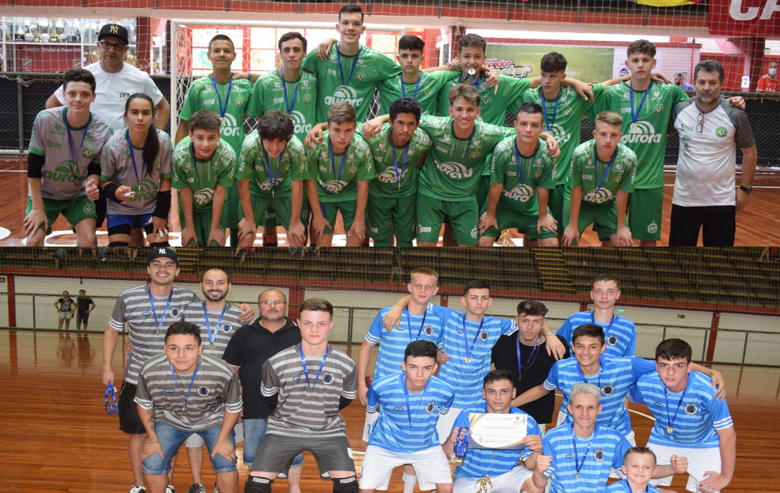  Taça Erechim de Futsal: Chape-Mocelin e Os Guri são campeões das categorias de base