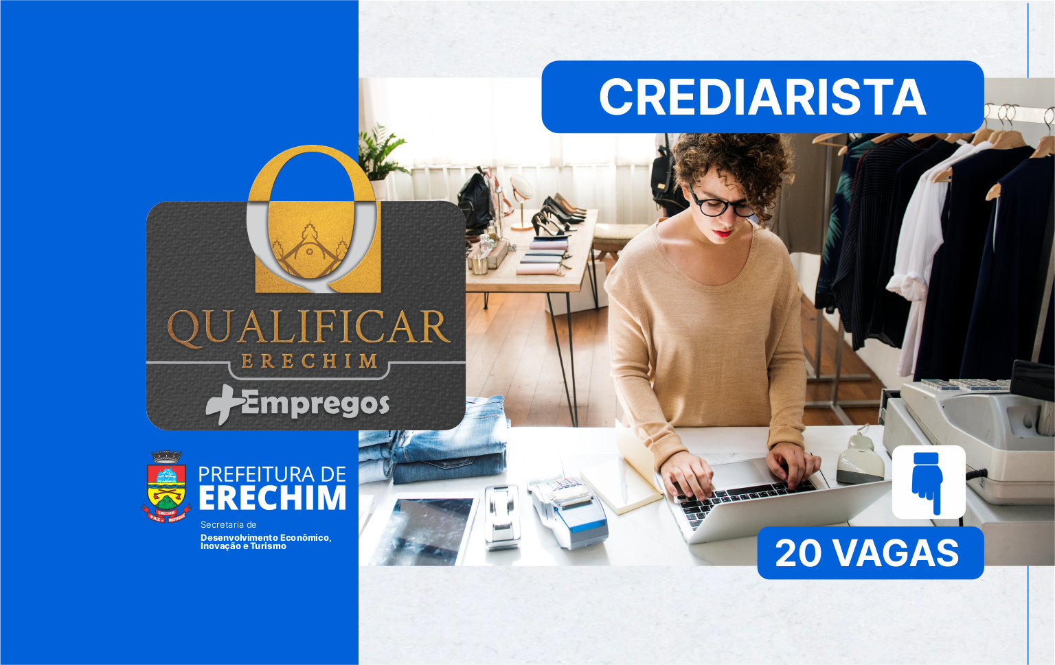  Inscri?es abertas para curso gratuito de Crediarista 
