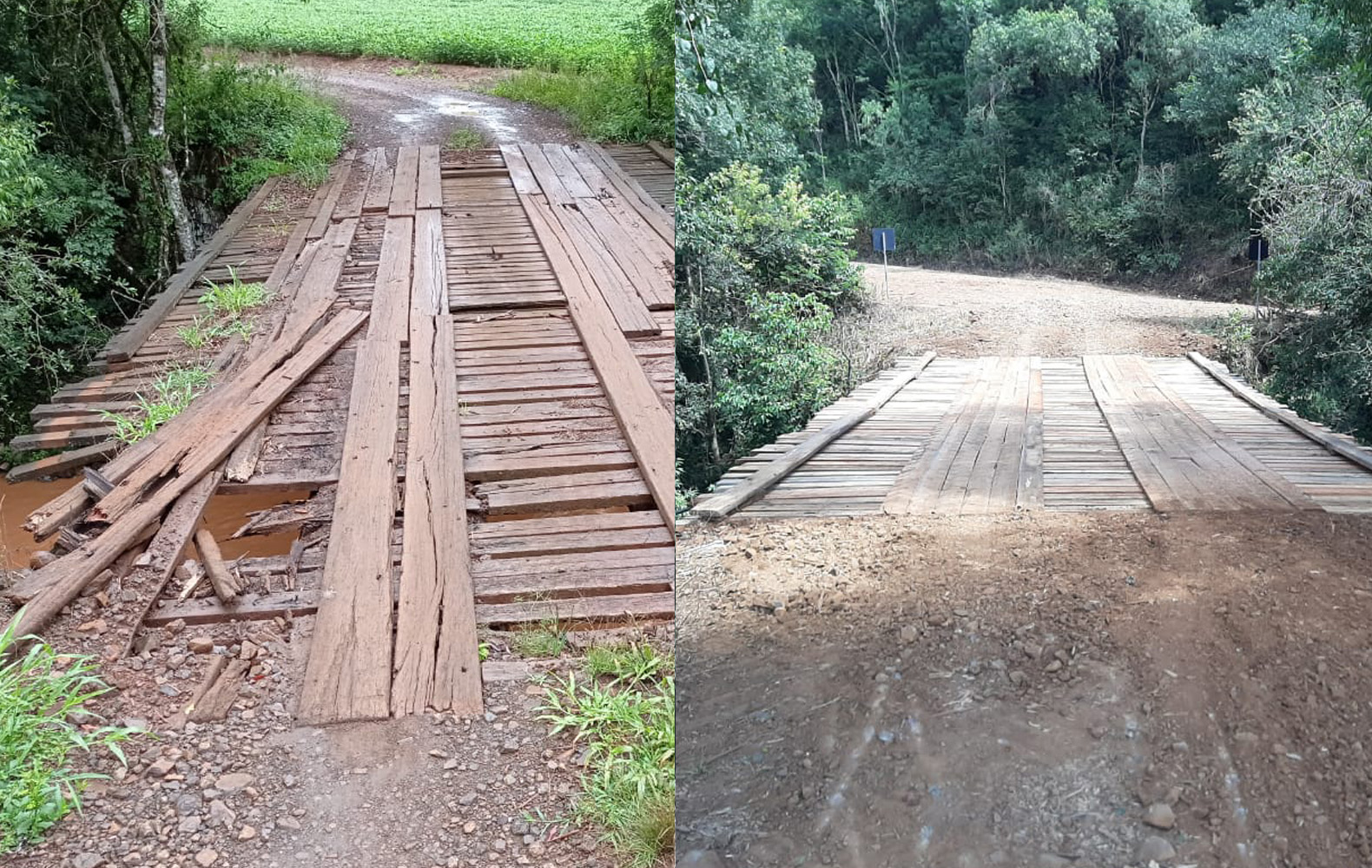  Concluída reforma geral em ponte na linha São João da Cascata