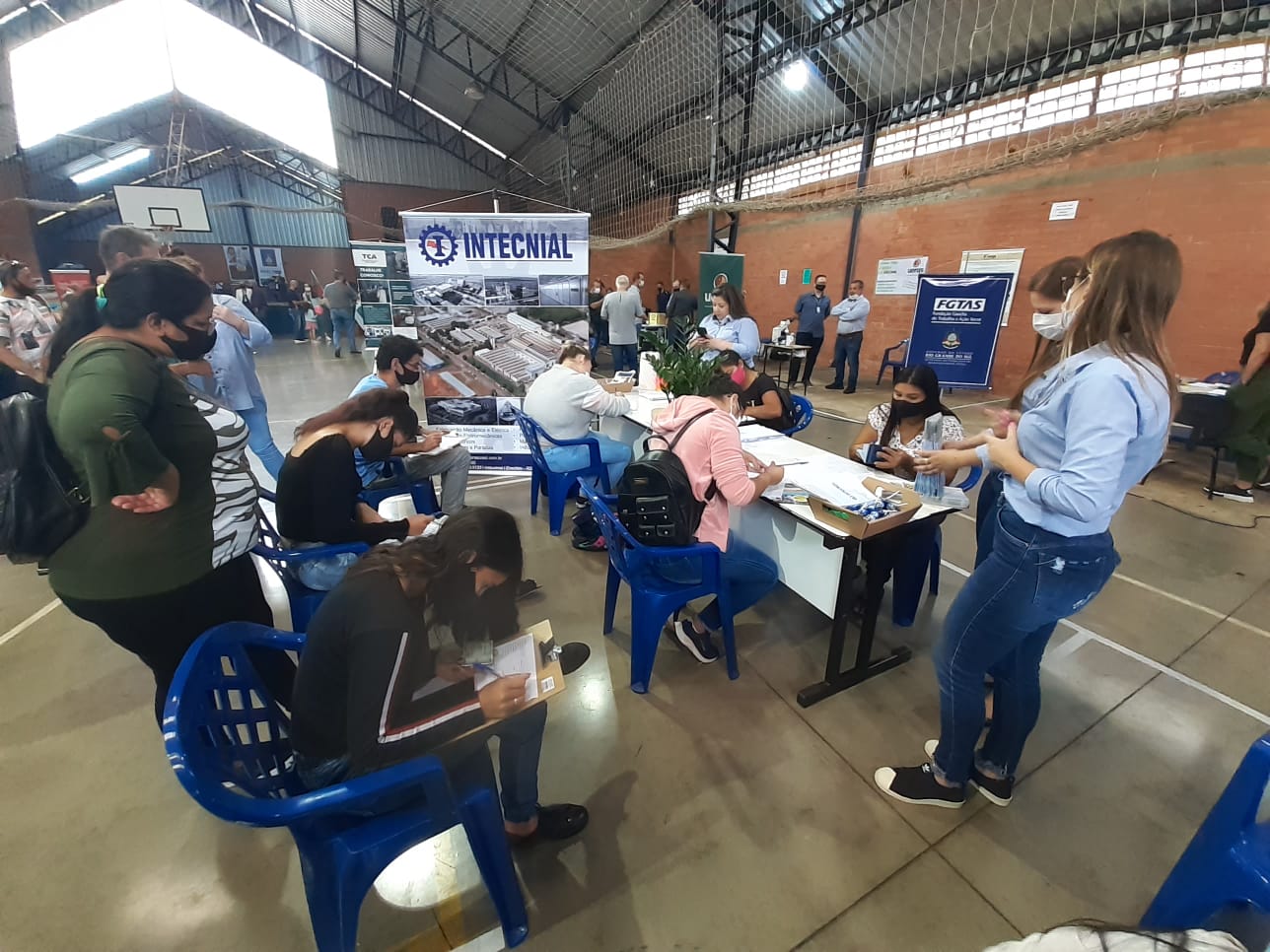  DNA de Erechim é emprego e renda disse prefeito Polis na abertura do Feirão de Empregos 