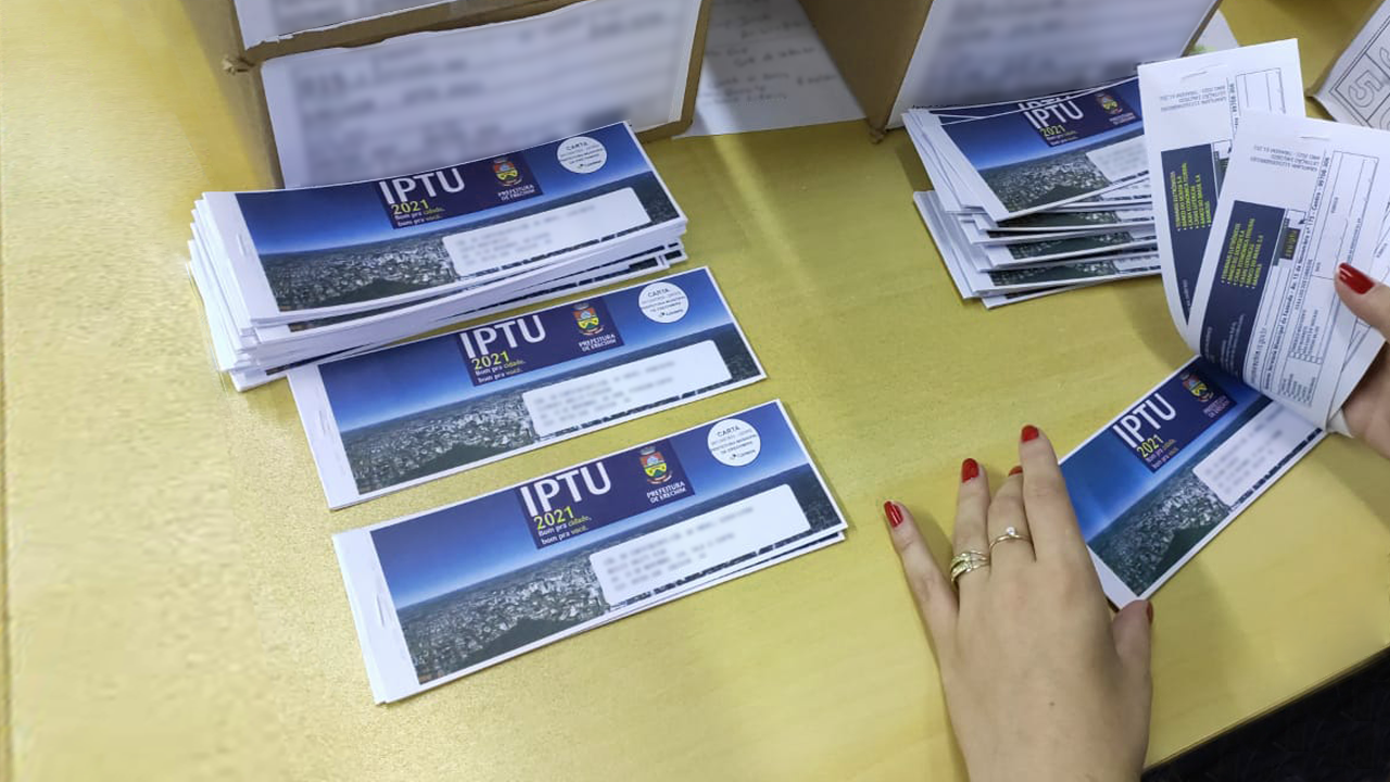  Contribuintes já estão recebendo os carnês do IPTU