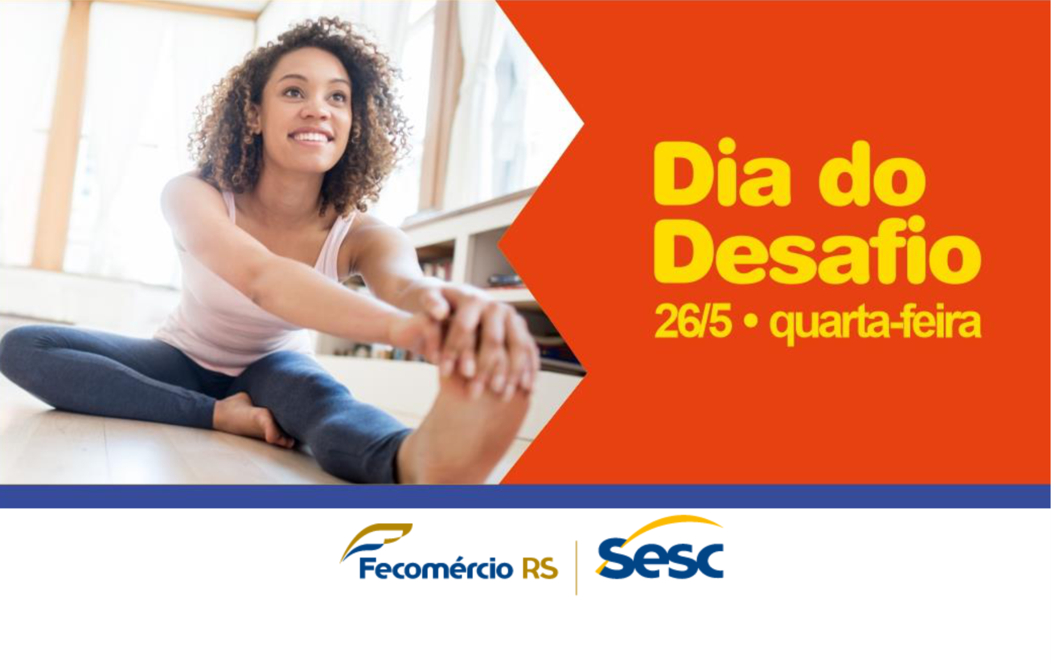  Dia do Desafio: campanha de incentivo ? atividade f?sica ser? quarta-feira