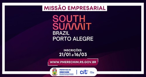 Inscri?es abertas para a Miss?o Empresarial ao South Summit Brazil 2025
