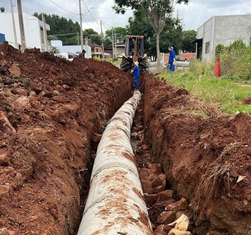 Erechim amplia investimentos em drenagem urbana e supera 25 km de novas tubulações instaladas