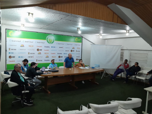 Secretaria de Cultura e Esporte e arbitragem fazem alinhamentos para Campeonato Municipal de Futebol de Campo 2023