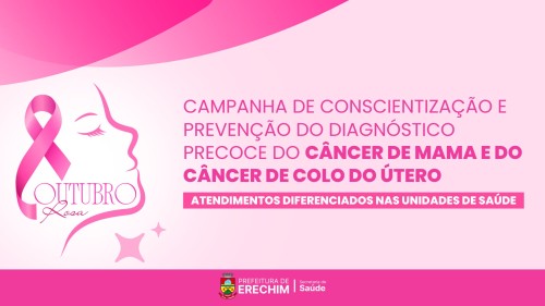 Outubro Rosa: Prefeitura amplia hor?rios das UBS e abre UBS Centro aos s?bados para cuidar da sa?de das mulheres