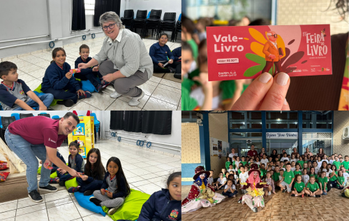 Vale Livro amplia acesso à leitura e beneficia mais de 10 mil estudantes na Feira do Livro de Erechim