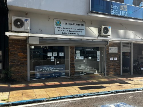 Mutirão da Justiça Eleitoral amplia atendimento para cadastro biométrico em Erechim
