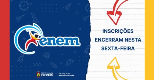 Atenção! Último dia! Inscrições para o Enem 2025 encerram nesta sexta-feira