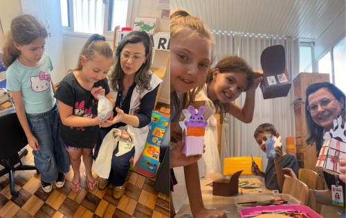 Páscoa reforça cuidado humanizado e desenvolvimento infantil no CAPSi de Erechim