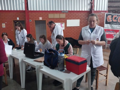 Secretaria de Sa?de realiza a??o com comunidade do Bairro Morada do Sol