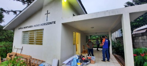 Inicia revitaliza??o da Capela Mortu?ria do bairro Novo Horizonte