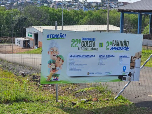 Última semana para descartar móveis e eletroeletrônicos no Ecoponto de Erechim