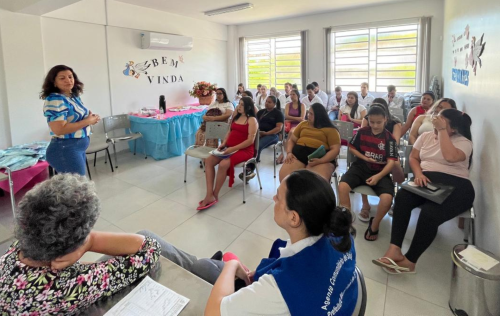UBS Progresso encerra grupo de gestantes com atividade lúdica e orientações sobre o período gestacional