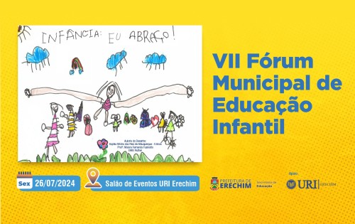VII F?rum Municipal de Educa??o Infantil acontece na pr?xima sexta-feira