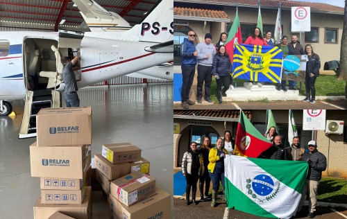 Aeroporto de Erechim dá suporte para destinação de donativos para municípios atingidos pelas enchentes