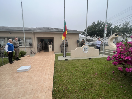 Vice-prefeito Fl?vio acompanha chegada do Fogo Simb?lico em Erechim