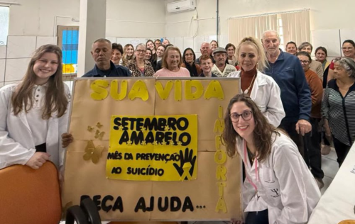 UBSs de Erechim promovem ações do Setembro Amarelo junto à comunidade