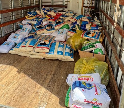 Quase 2 toneladas de alimentos são arrecadadas em ações promovidas por estudantes de Erechim e repassadas ao Mesa Brasil 