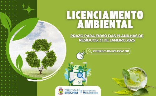 Empresas tem at? 31 de janeiro para enviar as Planilhas de Res?duos