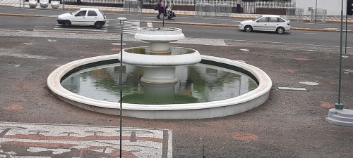 Chafariz est? em reformas e vai ficar todo o m?s de novembro desativado 