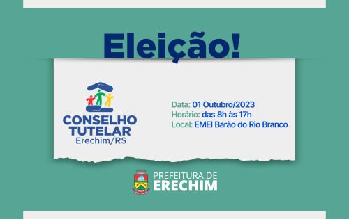 Eleição do Conselho Tutelar acontece no próximo domingo