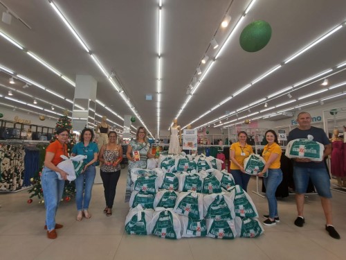 Assistência Social recebe mais de 3 mil quilos de alimentos do Grupo Grazziontin
