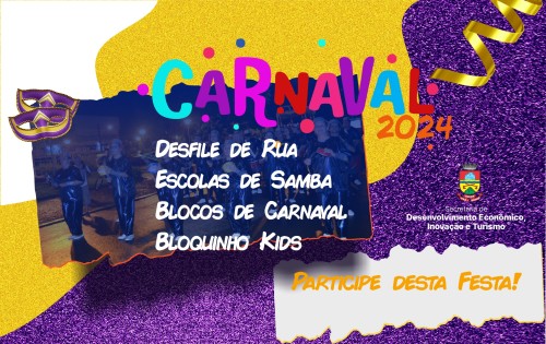Fa?a parte do Desfile de Rua do Carnaval de Erechim 2024