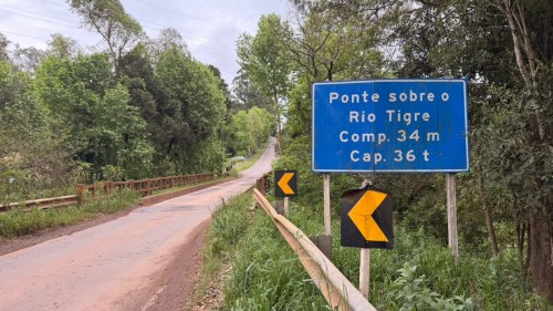 Estado abre licitação para construção de nova ponte sobre o Rio Tigre, em Erechim