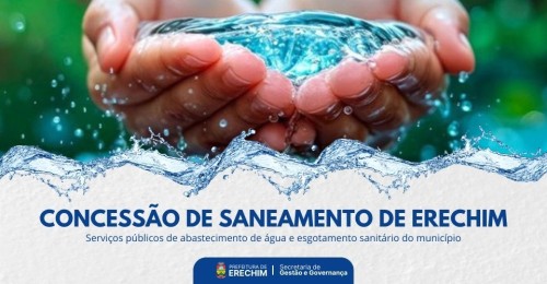Contribua na Consulta Pública sobre a Concessão de Saneamento de Erechim