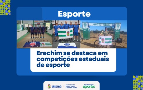 Atletas de Erechim conquistam bons resultados em competições estaduais
