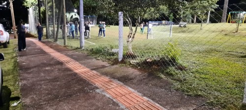 praça calçamento  dois
