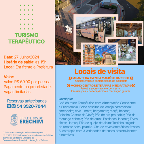 Roteiro Turismo Terapêutico