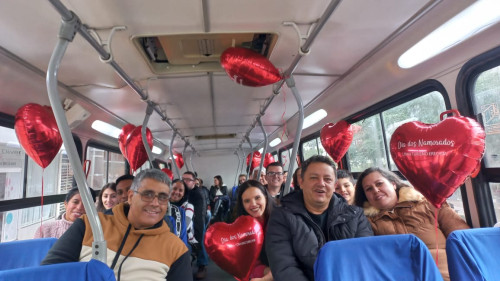 Clima de romance: casais aprovam 1? Entardecer Rom?ntico da Linha Turismo Erechim