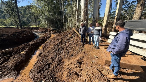 Erechim amplia manutenções e começa modernização de pontes no interior com galerias de concreto