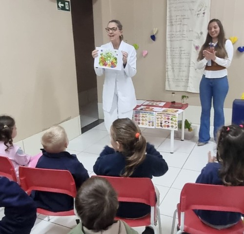Projeto Alimentos Construtores promove educação alimentar entre crianças da Educação Infantil
