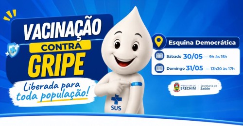 Vacinação contra a gripe é ampliada para toda a